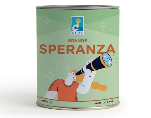 Lattina delle emozioni con messaggio Coraggio